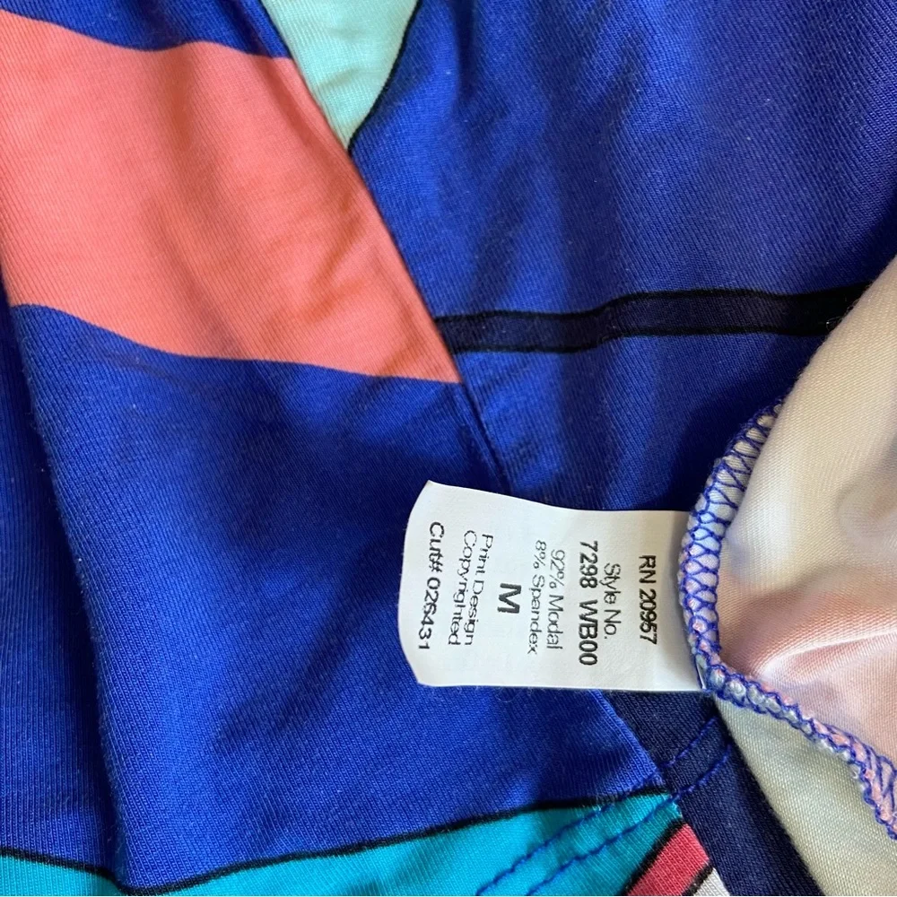 Tori Richard Honolulu Hawaii Geometric Multicolor Dress size M - Picture 8 of 8